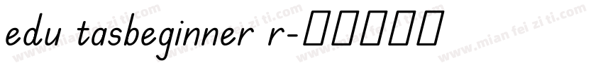 edu tasbeginner r字体转换
